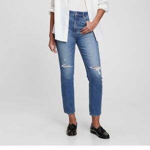 GAP Women's High Rise Vintage Blue Jeans